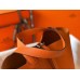 Hermes Picotin Lock 22 Bag In Orange Clemence Leather Hermes Picotin Lock 22 Bag In Orange Clemence Leather