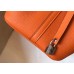 Hermes Picotin Lock 22 Bag In Orange Clemence Leather Hermes Picotin Lock 22 Bag In Orange Clemence Leather