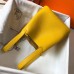 Hermes Picotin Lock 22 Bag In Yellow Clemence Leather Hermes Picotin Lock 22 Bag In Yellow Clemence Leather