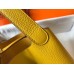 Hermes Picotin Lock 22 Bag In Yellow Clemence Leather Hermes Picotin Lock 22 Bag In Yellow Clemence Leather
