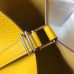Hermes Picotin Lock 22 Bag In Yellow Clemence Leather Hermes Picotin Lock 22 Bag In Yellow Clemence Leather