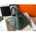 Hermes Picotin Lock 22 Bag In Vert Amande Clemence Leather Hermes Picotin Lock 22 Bag In Vert Amande Clemence Leather