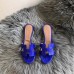 Hermes Oasis Sandals In Blue Matte Niloticus Crocodile Hermes Oasis Sandals In Blue Matte Niloticus Crocodile