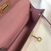 Hermes Kelly Mini II Bag In Rose Dragee Embossed Crocodile Leather Hermes Kelly Mini II Bag In Rose Dragee Embossed Crocodile Leather