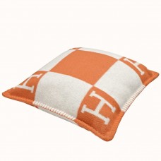 Hermes Orange Small Avalon Pillow Hermes Orange Small Avalon Pillow