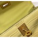 Hermes Kelly Mini II Bag In Jaune Poussin Embossed Crocodile Leather Hermes Kelly Mini II Bag In Jaune Poussin Embossed Crocodile Leather