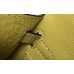 Hermes Kelly Mini II Bag In Jaune Poussin Embossed Crocodile Leather Hermes Kelly Mini II Bag In Jaune Poussin Embossed Crocodile Leather