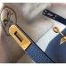 Hermes Kelly Mini II Bag In Blue Agate Epsom Leather GHW Hermes Kelly Mini II Bag In Blue Agate Epsom Leather GHW
