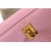 Hermes Kelly Mini II Bag In Mauve Sylvestre Epsom Leather GHW Hermes Kelly Mini II Bag In Mauve Sylvestre Epsom Leather GHW