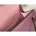 Hermes Kelly Mini II Bag In Mauve Sylvestre Epsom Leather GHW Hermes Kelly Mini II Bag In Mauve Sylvestre Epsom Leather GHW