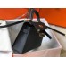 Hermes Kelly Mini II Bag In Black Epsom Leather GHW Hermes Kelly Mini II Bag In Black Epsom Leather GHW