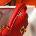 Hermes Kelly Mini II Bag In Rouge Casaque Epsom Leather GHW Hermes Kelly Mini II Bag In Rouge Casaque Epsom Leather GHW