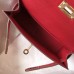 Hermes Kelly Mini II Bag In Rouge Vif Epsom Leather GHW Hermes Kelly Mini II Bag In Rouge Vif Epsom Leather GHW