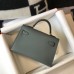 Hermes Kelly Mini II Bag In Vert Amande Epsom Leather GHW Hermes Kelly Mini II Bag In Vert Amande Epsom Leather GHW