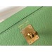 Hermes Kelly Mini II Bag In Vert Criquet Epsom Leather GHW Hermes Kelly Mini II Bag In Vert Criquet Epsom Leather GHW