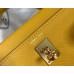 Hermes Kelly Mini II Bag In Yellow Epsom Leather GHW Hermes Kelly Mini II Bag In Yellow Epsom Leather GHW