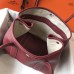 Hermes Garden Party 36 Bag In Bordeaux Clemence Leather Hermes Garden Party 36 Bag In Bordeaux Clemence Leather