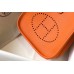 Hermes Evelyne III TPM Bag In Orange Clemence Leather Hermes Evelyne III TPM Bag In Orange Clemence Leather