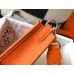 Hermes Evelyne III TPM Bag In Orange Clemence Leather Hermes Evelyne III TPM Bag In Orange Clemence Leather