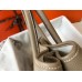 Hermes Garden Party 36 Bag In Grey Clemence Leather Hermes Garden Party 36 Bag In Grey Clemence Leather