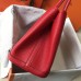 Hermes Garden Party 36 Bag In Red Clemence Leather Hermes Garden Party 36 Bag In Red Clemence Leather