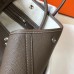 Hermes Garden Party 36 Bag In Taupe Clemence Leather Hermes Garden Party 36 Bag In Taupe Clemence Leather