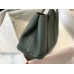 Hermes Garden Party 36 Bag In Vert Amande Clemence Leather Hermes Garden Party 36 Bag In Vert Amande Clemence Leather