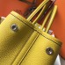 Hermes Garden Party 36 Bag In Yellow Clemence Leather Hermes Garden Party 36 Bag In Yellow Clemence Leather
