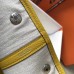 Hermes Garden Party 36 Bag In Yellow Clemence Leather Hermes Garden Party 36 Bag In Yellow Clemence Leather