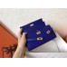 Hermes Kelly Classic Long Wallet In Blue Electric Epsom Leather Hermes Kelly Classic Long Wallet In Blue Electric Epsom Leather