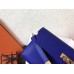 Hermes Kelly Classic Long Wallet In Blue Electric Epsom Leather Hermes Kelly Classic Long Wallet In Blue Electric Epsom Leather