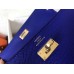Hermes Kelly Classic Long Wallet In Blue Electric Epsom Leather Hermes Kelly Classic Long Wallet In Blue Electric Epsom Leather