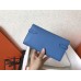 Hermes Kelly Classic Long Wallet In Blue Jean Epsom Leather Hermes Kelly Classic Long Wallet In Blue Jean Epsom Leather