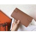 Hermes Kelly Classic Long Wallet In Brown Epsom Leather Hermes Kelly Classic Long Wallet In Brown Epsom Leather