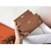 Hermes Kelly Classic Long Wallet In Brown Epsom Leather Hermes Kelly Classic Long Wallet In Brown Epsom Leather