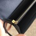 Hermes Kelly Classic Long Wallet In Navy Epsom Leather Hermes Kelly Classic Long Wallet In Navy Epsom Leather