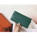 Hermes Kelly Classic Long Wallet In Malachite Epsom Leather Hermes Kelly Classic Long Wallet In Malachite Epsom Leather