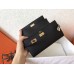 Hermes Kelly Classic Long Wallet In Black Epsom Leather Hermes Kelly Classic Long Wallet In Black Epsom Leather