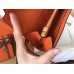 Hermes Kelly Classic Long Wallet In Orange Epsom Leather Hermes Kelly Classic Long Wallet In Orange Epsom Leather