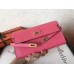 Hermes Kelly Classic Long Wallet In Pink Epsom Leather Hermes Kelly Classic Long Wallet In Pink Epsom Leather