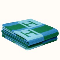 Hermes Emeraude Avalon Bayadere Throw Blanket Hermes Emeraude Avalon Bayadere Throw Blanket