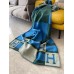Hermes Emeraude Avalon Bayadere Throw Blanket Hermes Emeraude Avalon Bayadere Throw Blanket