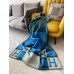 Hermes Emeraude Avalon Bayadere Throw Blanket Hermes Emeraude Avalon Bayadere Throw Blanket