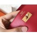 Hermes Kelly Classic Long Wallet In Red Epsom Leather Hermes Kelly Classic Long Wallet In Red Epsom Leather
