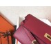 Hermes Kelly Classic Long Wallet In Ruby Epsom Leather Hermes Kelly Classic Long Wallet In Ruby Epsom Leather