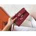 Hermes Kelly Classic Long Wallet In Ruby Epsom Leather Hermes Kelly Classic Long Wallet In Ruby Epsom Leather