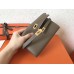 Hermes Kelly Classic Long Wallet In Taupe Epsom Leather Hermes Kelly Classic Long Wallet In Taupe Epsom Leather