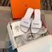 Hermes View Sandals In White Calfskin leather Hermes View Sandals In White Calfskin leather