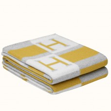 Hermes Jaune Avalon Bayadere Throw Blanket Hermes Jaune Avalon Bayadere Throw Blanket