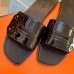 Hermes View Sandals In Black Patent leather Hermes View Sandals In Black Patent leather